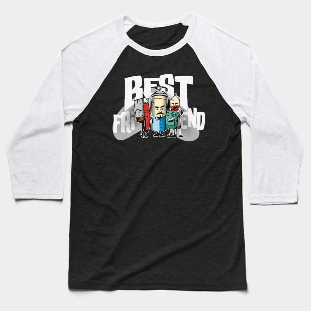 Best Friends Baseball T-Shirt by Whatastory